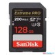 SanDisk 128GB Extreme PRO UHS-I SDXC 200 MB/s Memory Card (5Y)